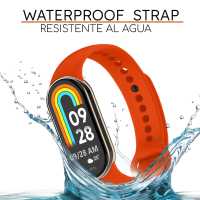 Ociodual Correa de Recambio Compatible con Xiaomi Mi Band 9 y Mi Band 8, de color Rojo Original, Repuesto de Silicona Suave Flexible Sport Goma Transpirable - details 5