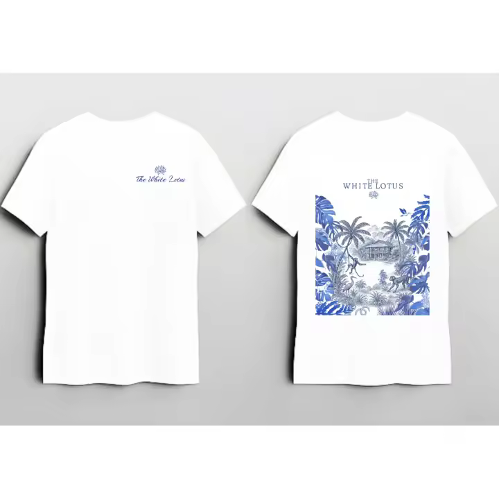 Camiseta original The White Lotus – Edición Limitada (Blanca o Negra) - 1