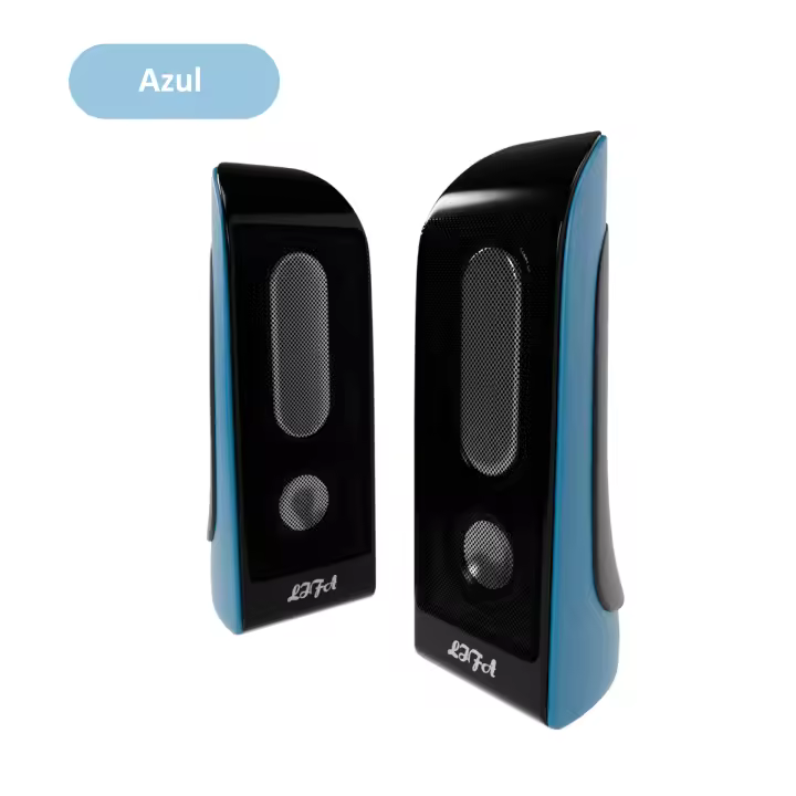 LIFA Altavoces para ordenadores con cable USB universal, altavoecs para PC, reproductores de sonidos L818 - 1