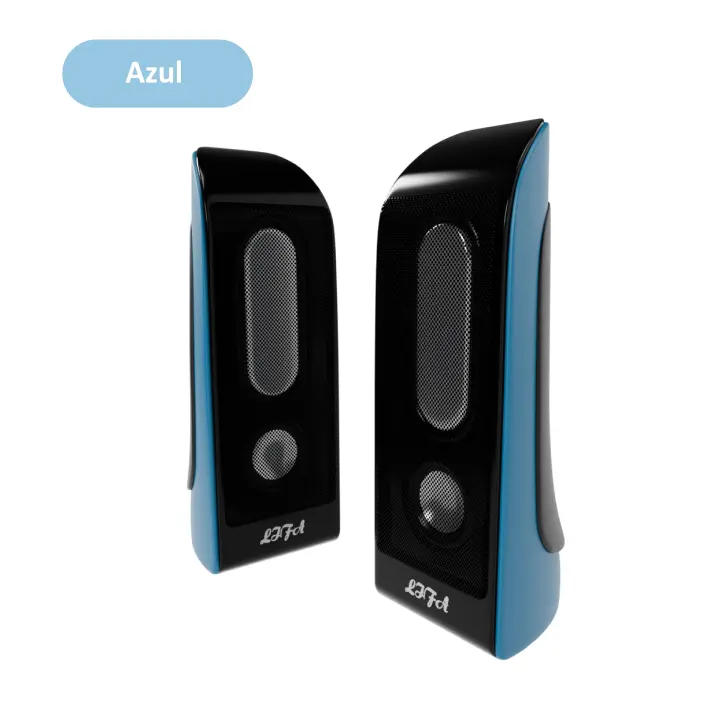 LIFA Altavoces para ordenadores con cable USB universal, altavoecs para PC, reproductores de sonidos L818 - 1