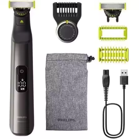Cortabarbas + Recortadora Philips Oneblade Pro 360 QP6552/15/ con Batería/ 5 Accesorios - 1