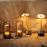 Lámpara De Mesa Inalámbrica Recargable Con Sensor Táctil Luz Nocturna LED Para Lectura Decoración De Habitaciones Restaurantes Hoteles Bares - details 0