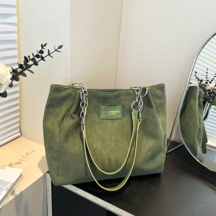 Bolso De Compañero Para Dama De Gran Volumen En Suela Con Cierre De Cremallera Material Principal Sintético Estilo Casual - 1