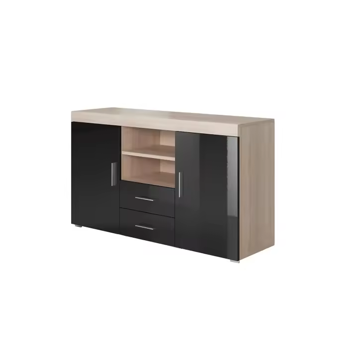 MB Muebles Bonitos - Aparador de salón, 140x82x40cm, Más Colores, 2 puertas, 2 cajones, Modelo Roque - 1