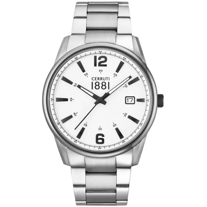 Cerruti 1881 Cra103stu04ms Colección Ravello Reloj Para Hombre Color Plateado - 1