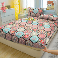 Juego De Sábanas Modernas Bohemio Mate 3 Piezas Cubierta De Cama Impresión Estilo Minimalista Poliéster 100% Quilted - details 3