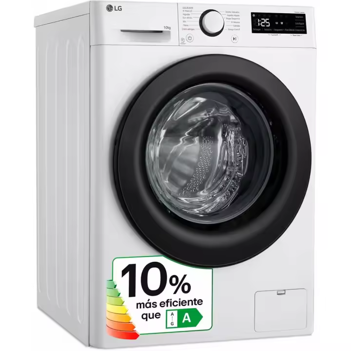 Lavadora LG F4WR5010A6W 60 cm 1400 rpm 10 kg - 1