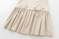 Vestido Mini Con Volantes Y Larguesas TRZA Para Mujer Cuello Redondo Sin Mangas Cierre En La Espalda Estilo Casual Moda Chic - details 10