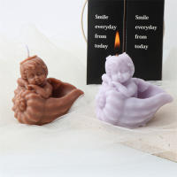 Nueva Molde De Aceite De Angel Scented Candle Silicona Ángel Alada Para Pasteles Y Chocolate Molde De Resina Hecha a Mano Para Hacer Barbijos - details 5