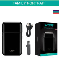 VGR 390 Mini Trimmer De Barba Recargable Con Hoja Sola Cepillo Eléctrico Para Rostro Y Cuerpo Para Hombres Corte Rápido Y Preciso - details 11