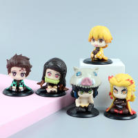 Set De 15 Figuras Q Demon Slayer Con Tanjiro Nidouzi Inosuke Zenizu Muñecos De Acción Modelo De Película Juguete Para Coleccionistas - details 3