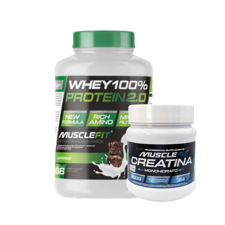 Pack WHEY 2kg + Creapure 300g -  MuscleFit │MUSCLECULT│Mas musculos - 1