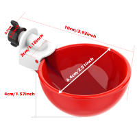 Cucharas De Agua Para Pollos 5-20 Piezas Gran Bebedero De Pollo Adaptador Tee Para Pato Gallos Pollos Material Plástico - details 1