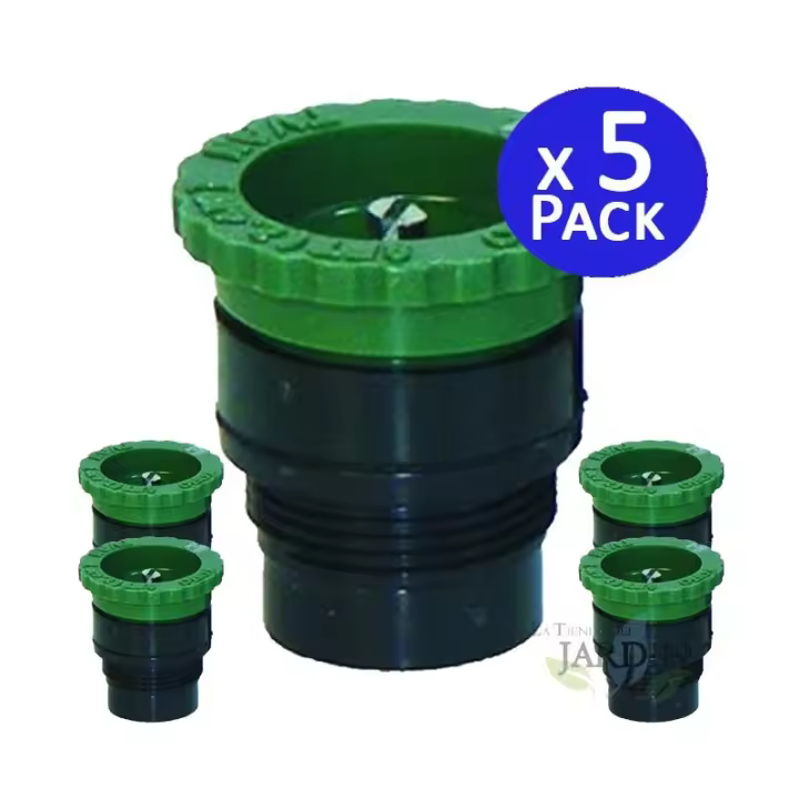 TORO Pack 5 Tobera para difusores de riego Toro T-VAN8 | Alcance 2,40 m | Boquilla Rosca Macho | Angulo Ajustable - 1