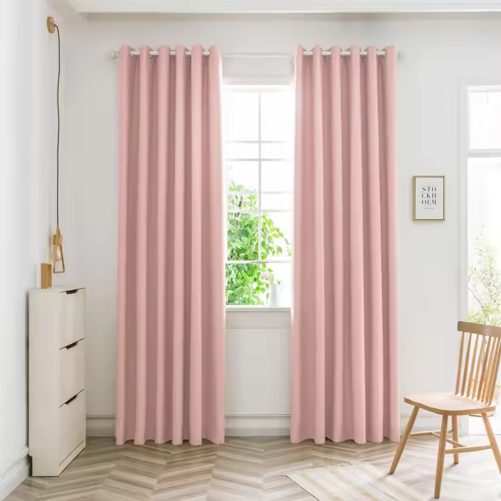 Cortinas de bloqueo de luz negras para dormitorio y sala de estar, 1 panel 100% poliéster con aislamiento de respaldo negro (varios colores) - 1