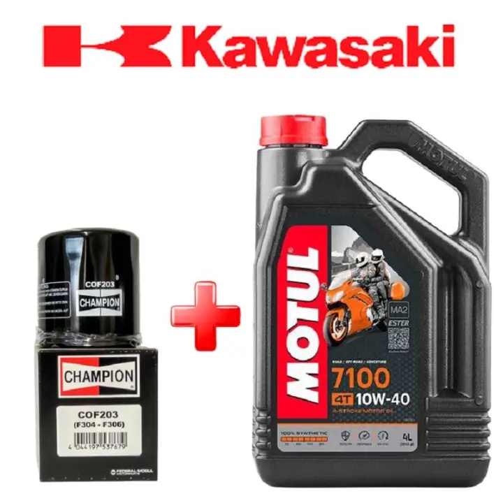 Pack Aceite Motul 7100 10w40 4l + Filtro Hf303   Ce U - 1