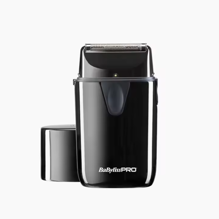 BabyLiss Pro Máquina UVFOIL 01 UV Single Foil Shaver - Máquina de Rasurado Afeitadora Metálica de Una Lámina - FXLFS1E - Cortapelos de Afeitado Profesional - Desinfección por Luz UV Antibacteriana - Lámina de Titanio Negro de 44mm - 1