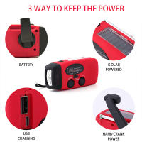 Luz De Emergencia LED USB 4000 mAh Con Radio Solar Recargable Portátil Para Camping Y Uso Exterior Función De Flashlight Incluida - details 16
