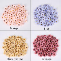 Cabezas De Margarita Multicolor De Seda Artificial 3cm Para Decoración De Boda Hogar Navidad Wreath Scrapbooking - details 4