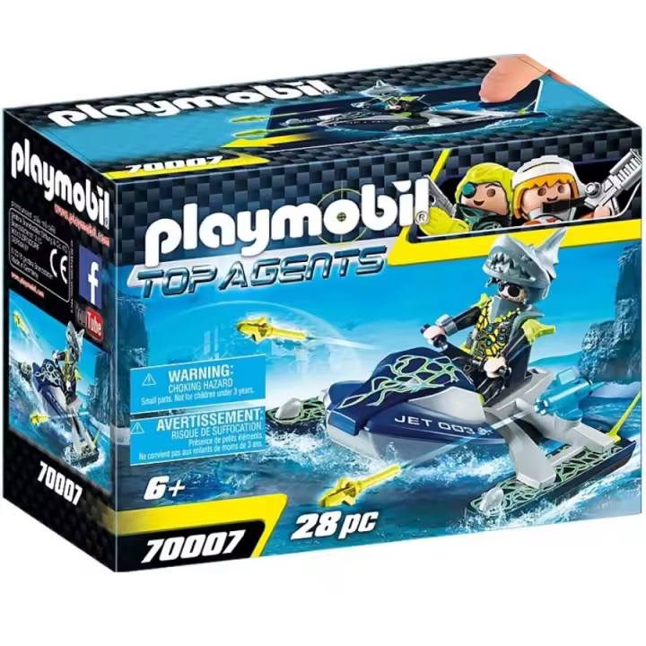 PLAYMOBIL TEAM S.H.A.R.K. NAVE COHETE, 70007, TIENDA CON LICENCIA OFICIAL - 1