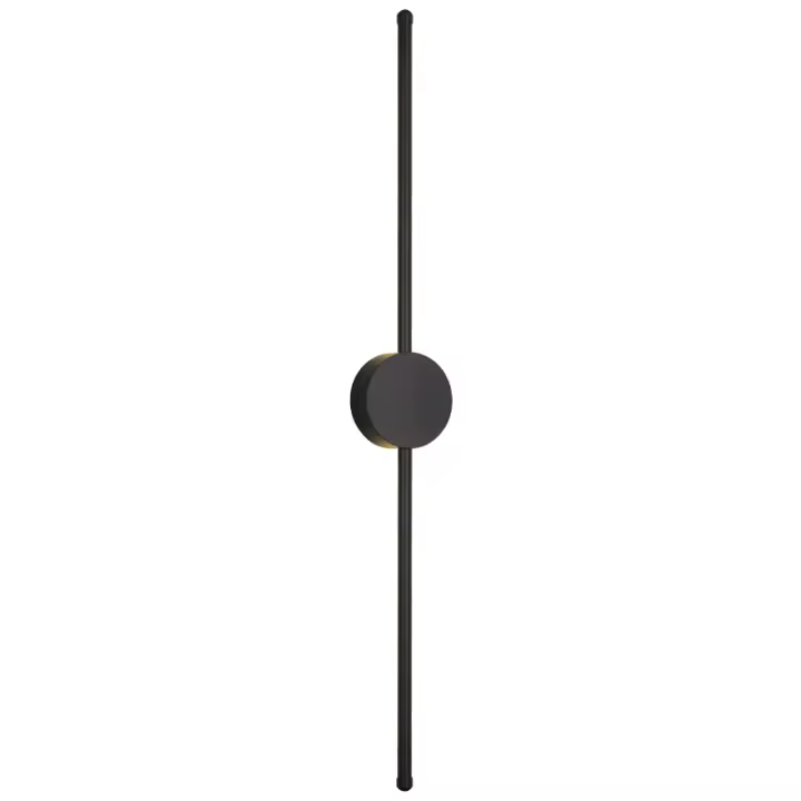 Lámparas De Pared Modernas Y Largas En Negro Con Luz LED Minimalista Para Iluminación Interior De Dormitorio Sala De Estar Pasillo Decoración Del Hogar - 1