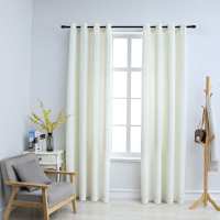 vidaXL Cortinas Opacas con Anillas 2 Piezas Terciopelo 140x175cm Color Azul oscuro,  Antracita,  Rosa antiguo y mas - details 5