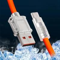 Cable De Carga Rápida Tipo C 120W 6A De Silicona Líquida Para iPhone Samsung Huawei Xiaomi Cable De Datos Tipo C Para Carga Rápida - details 2