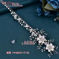 YouLaPan Diadema De Boda Para Novia Con Cristales Y Perlas Tiara De Mujer Accesorios De Peluca Para Celebraciones HP295 - details 4