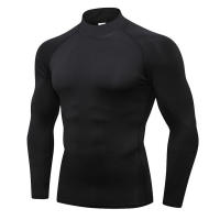 Camiseta De Compresión Para Hombre Fitness Running Con Manga Larga Deporte Rápido Secado Rashguard Top De Entrenamiento Para Gym - details 1