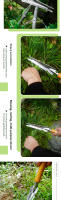 1pc Herramienta De Jardín Acero Inoxidable Con Mango De Roble Para Malear Cultivar Transplantar Excavar Medir - details 10