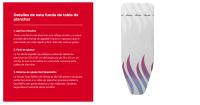 Vileda | Funda de planchar Total Reflect | Refleja el 100% del calor y del vapor | Sistema Quick&Fix con goma elástica y clip mejorado | Evita la condensación | Medida universal de 130 x 45 cm. - details 0