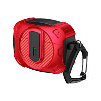 Funda De Carbono Para Airpods 4/3/2 Y pro Con Hebilla De Escalada Cierre Seguro Carcasa Rígida Para Auriculares Material TPU+PC - details 8