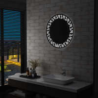 vidaXL Espejo de Baño con LED Accesorio de Maquillaje Tocador para Hogar Dimensiones 60 cm, 70 cm, 80 cm - details 1