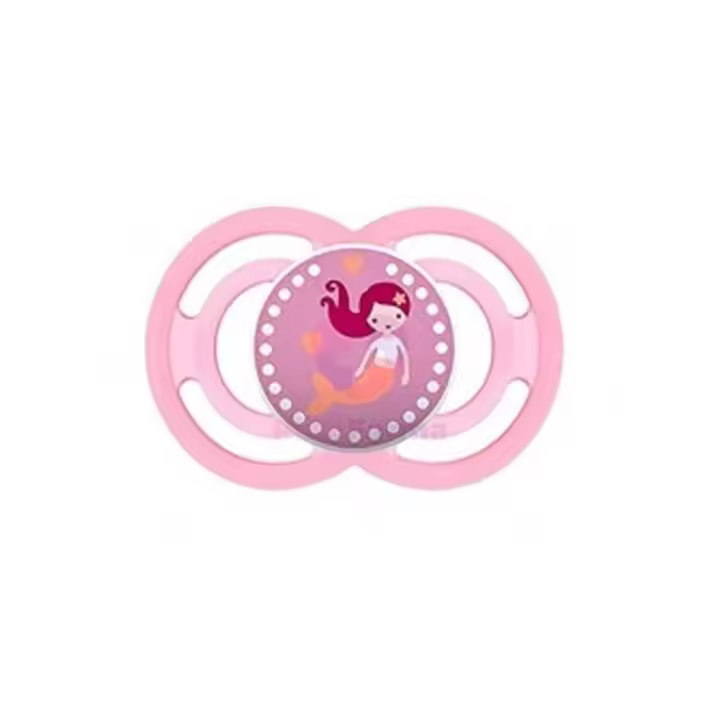 Mam Chupete Silicona Perfect Rosa +6m para Bebés Diseño Ergonómico - 1