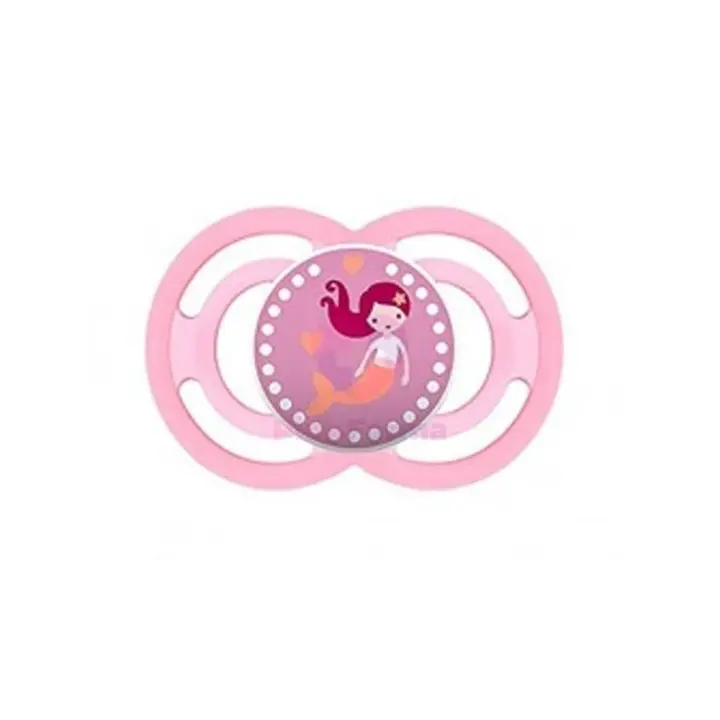Mam Chupete Silicona Perfect Rosa +6m para Bebés Diseño Ergonómico - 1