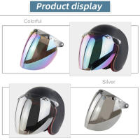 Visera De Motorbike Helmet Con Ventosa 3 Snap Pantalla Anti-UV Accesorios Para Casco De Motocicleta Visera De Lente De Burbuja - details 2