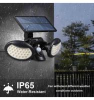 Coshano Luz solar para exterior con sensor de movimiento 56 LED solares 2 cabezales - details 1