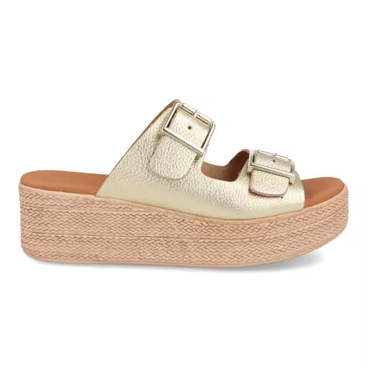 Sandalias BDA 310 Platino en piel para mujer made in Spain by Bda Shoes - 1