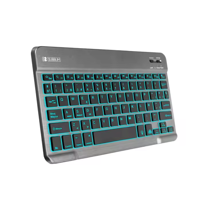 Subblim Smart Backlit Teclado Bluetooth Gris - 1