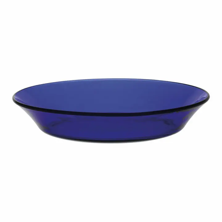 STARLEY-Platos Duralex Lys Saphir Azul, Platos de Postre,Ensaladera,Platos Hondos, 4 piezas - 1