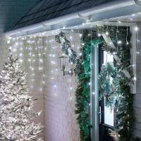 Luces De Hielo LED Para Jardín Y Fiestas Decoración De Navidad Guirnalda De Luces De Encaje 5M 0.4-0.6m 110V 220V Para Bodas Y Cumpleaños - details 1