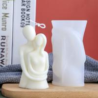 Molde De Vela De Silicona 3D Pareja Romántica Dulce Para Aromaterapia Y Arte De Grabado Decoración De Hogar Regalo De Boda Forma De Figura Humana Tamaño 12.5*7cm - details 4