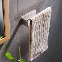 Anillo Para Toalla De Mano Adhesivo De Acero Inoxidable Negro Mate Soporte Para Toalla De Cocina Y Baño Instalación Sobre Pared - details 7