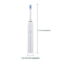Cepillo De Dientes Eléctrico Sonic Con Vibración USB Recargable Para Blanqueamiento Y Limpieza Oral Cepillo De Pelo Suave De DuPont Para Adultos - details 13