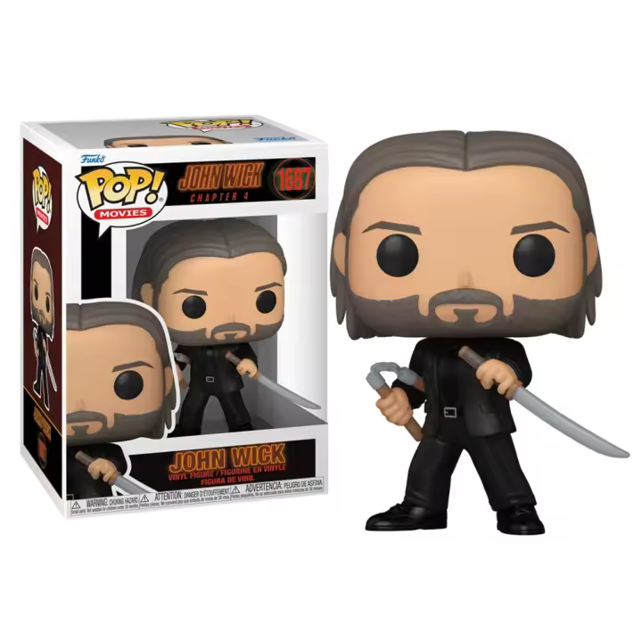 FUNKO POP! JOHN WICK – JOHN WICK CON ESPADA Y NUNCHAKUS, 76103, Nº1687, PRODUCTO CON LICENCIA OFICIAL - 1