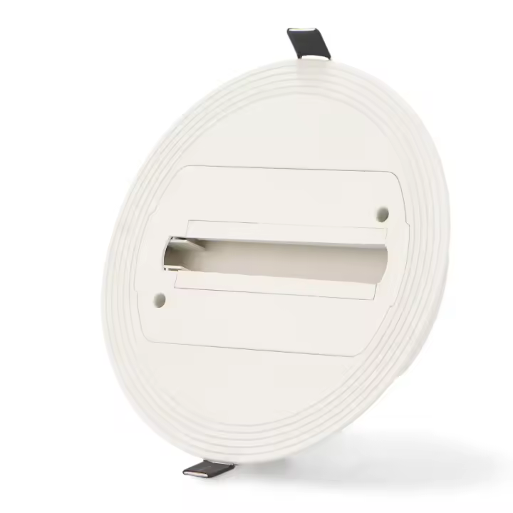 IluminaShop - Base Empotrable para Carril Blanco Monofasico - 1