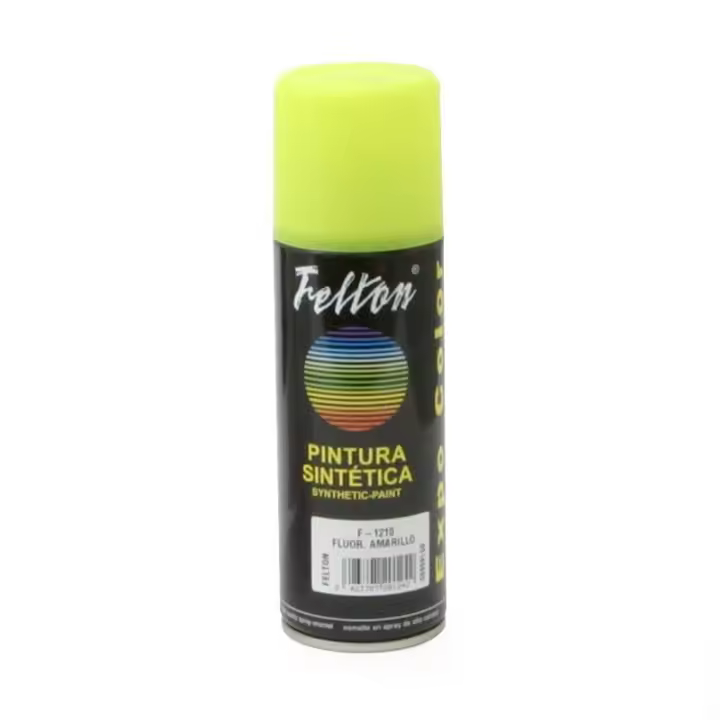 Spray pintura amarillo fluor 200ml - 1