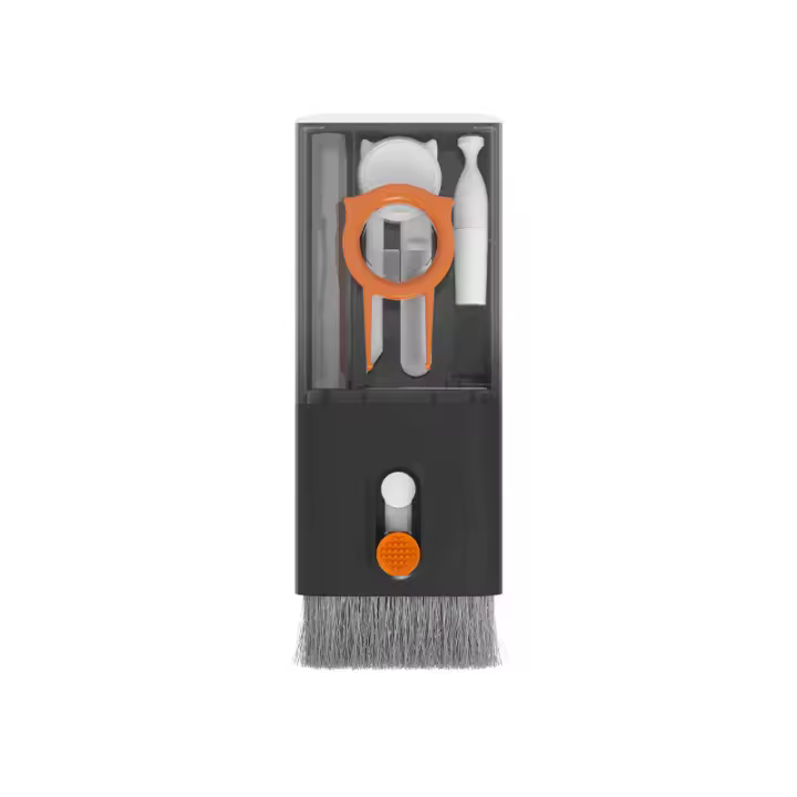 Cepillo de limpieza para computadora – Kit de limpieza multifuncional 10 en 1 para auriculares Bluetooth, teclado, teléfono móvil, cámara y más. - 1
