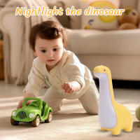 Lámpara De Noche Dinosaurio Para Niños Decoración De Habitación Luz De Lectura USB Protección Ocular Regalo Para Niños - details 6