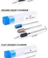Cabeza De Pulido De Acero Tungsteno Para Quitar Cutículas Y Pretratamiento De Uñas Conjunto De Brocas Para Taladro - details 6